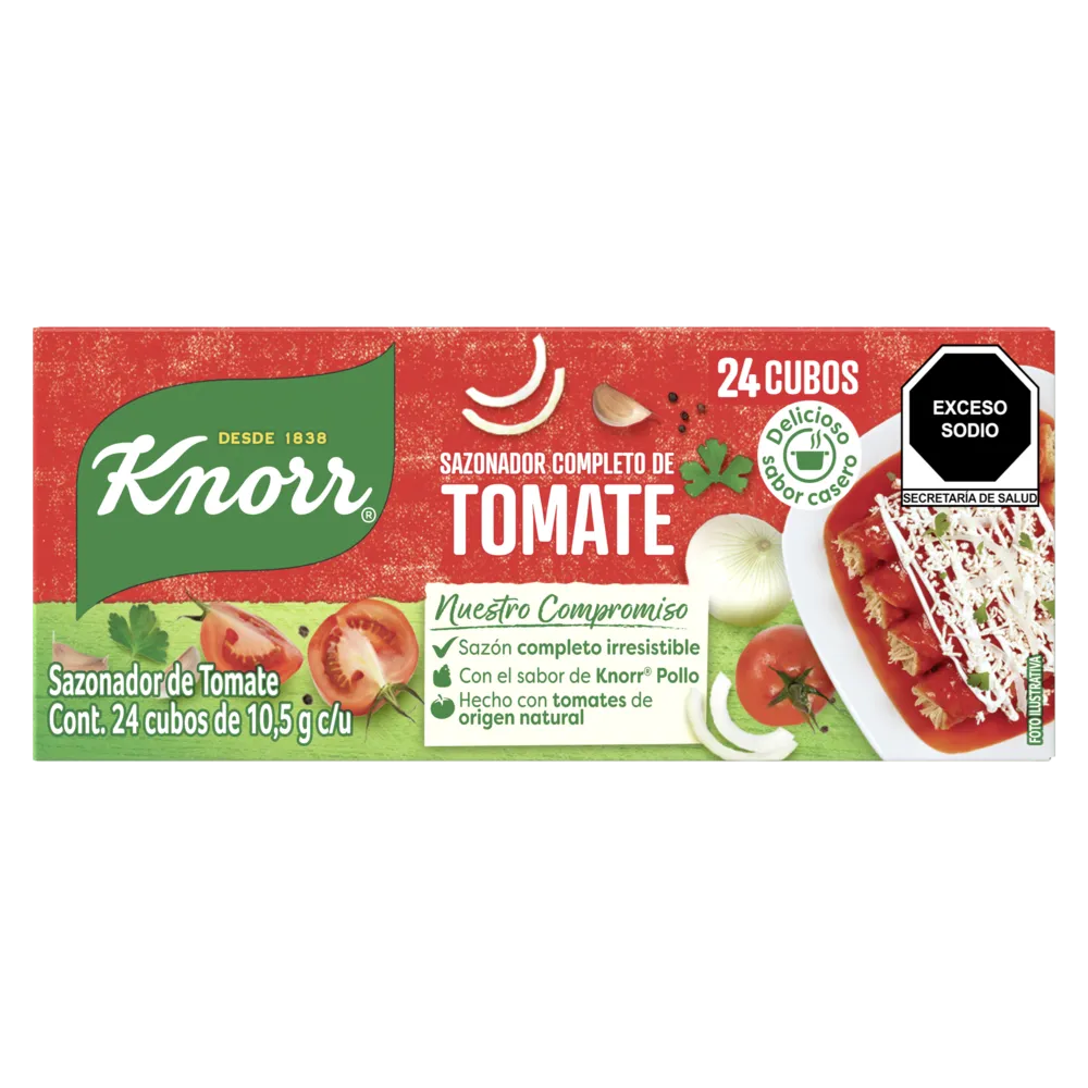Consomes Caldo De Tomate Knorr 24 Pza