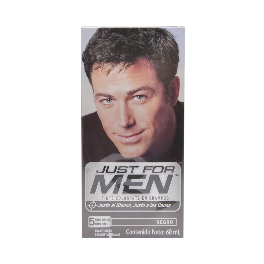 Tinte Shampoo Negro Just For Men 60 Ml