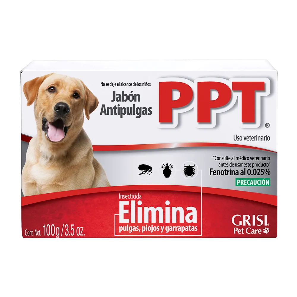 Jabon Antipulgas para Perro Ppt 100 g